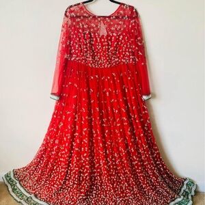 Brand new high end designer dress with high quality Swarovski crystals ,pearls